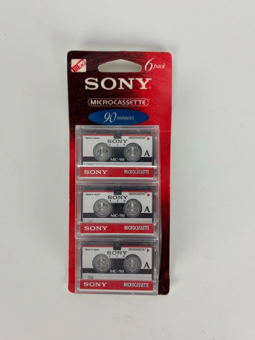 Sony Microcassette 90 Min 6 Pack
